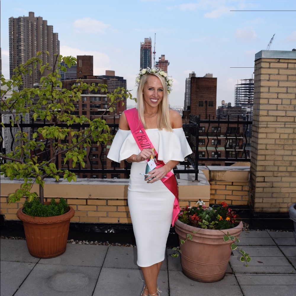 White dress!